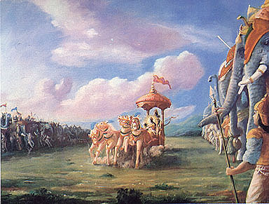 Arjuna entre ambos ej鲣itos